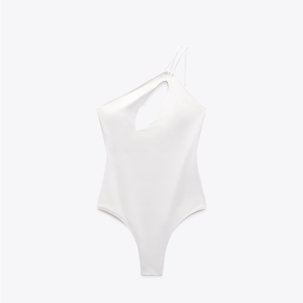 Never Worn no tags, Zara white one piece.